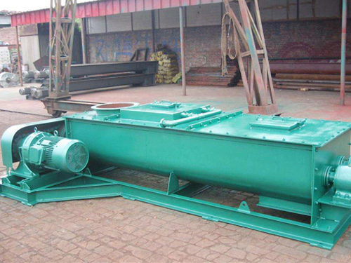 唐山(shan)雙軸(zhou)粉塵(chen)加濕(shi)攪拌(ban)機